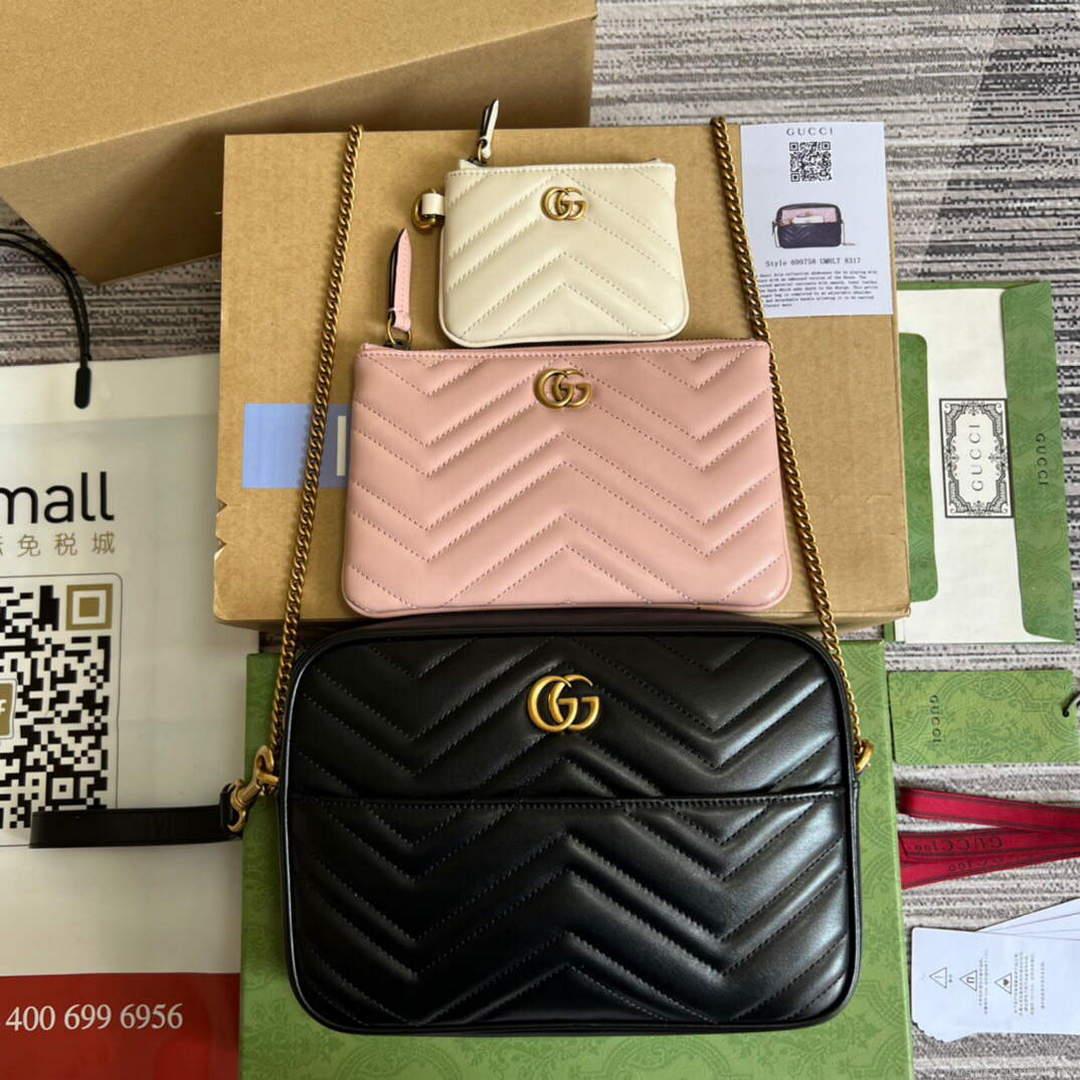 Gucci 699758 Double G multi-use mini bag Black
