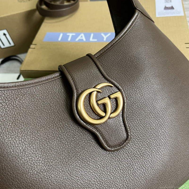 Gucci 726274 Aphrodite Medium Shoulder Bag Brown