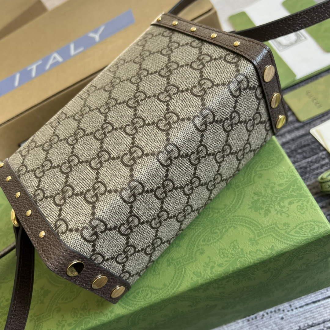 Gucci 678460 GG Mini Bag Brown