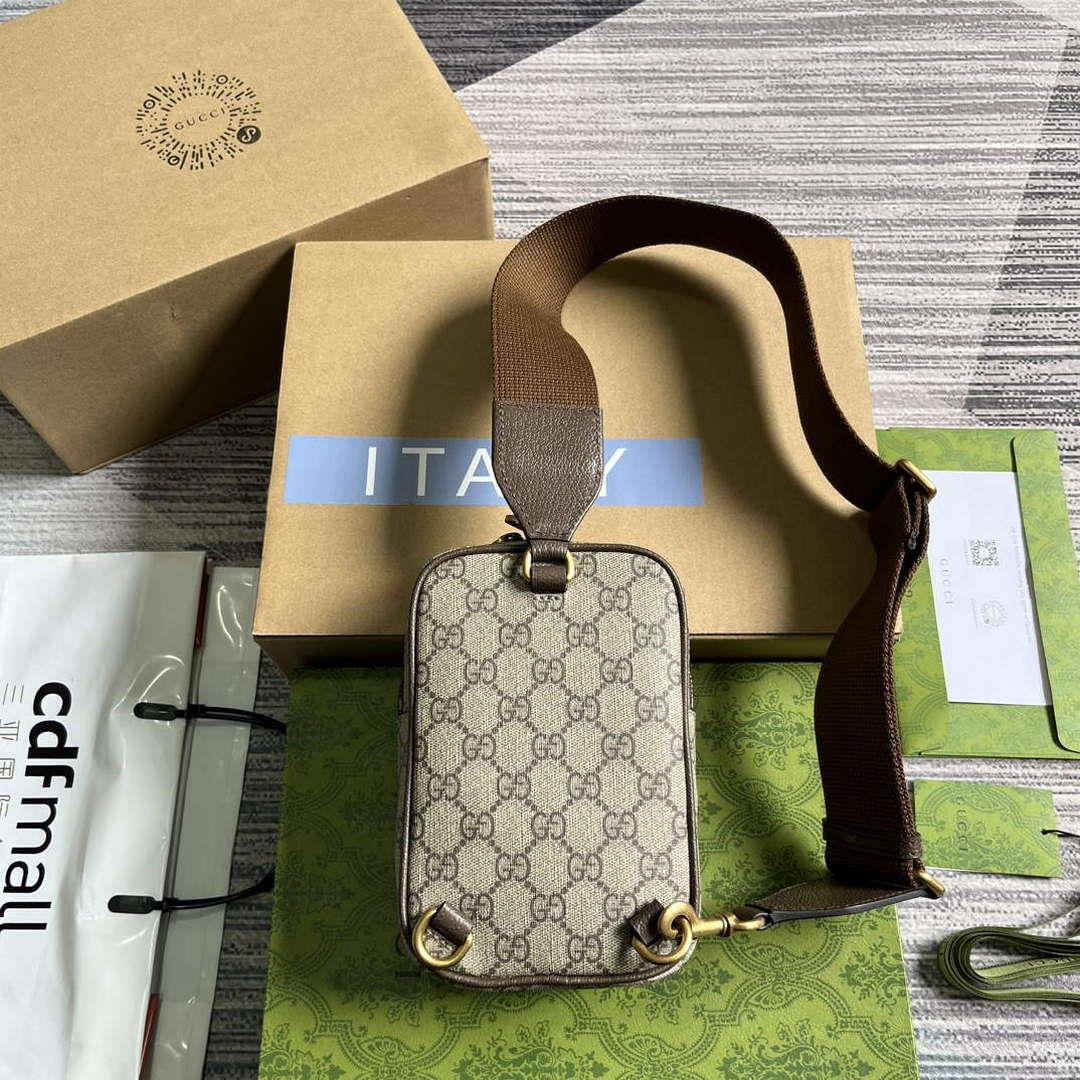 Gucci 752565 Ophidia GG Mini Bag Brown