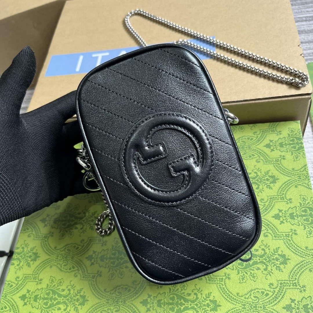 Gucci 760315 Gucci Blondie Mini Bag Black