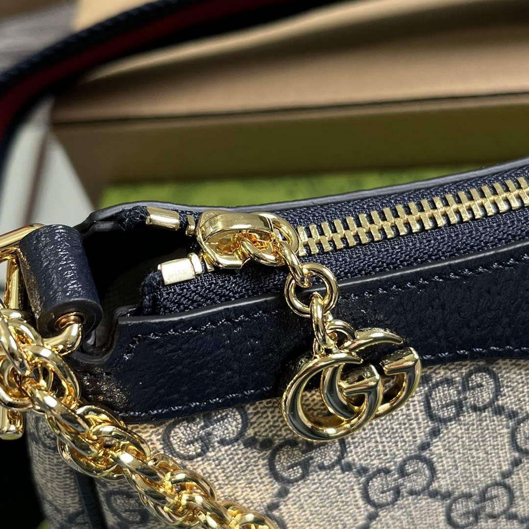 Gucci 735132 Ophidia GG Small Handbag Blue
