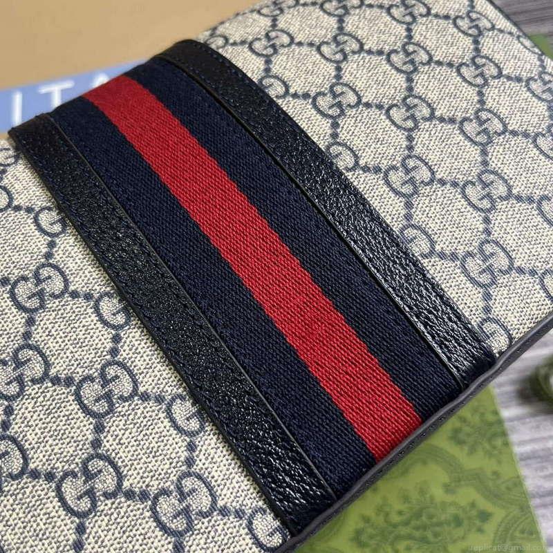 Gucci 739391 Gucci Savoy Toiletry Case Blue