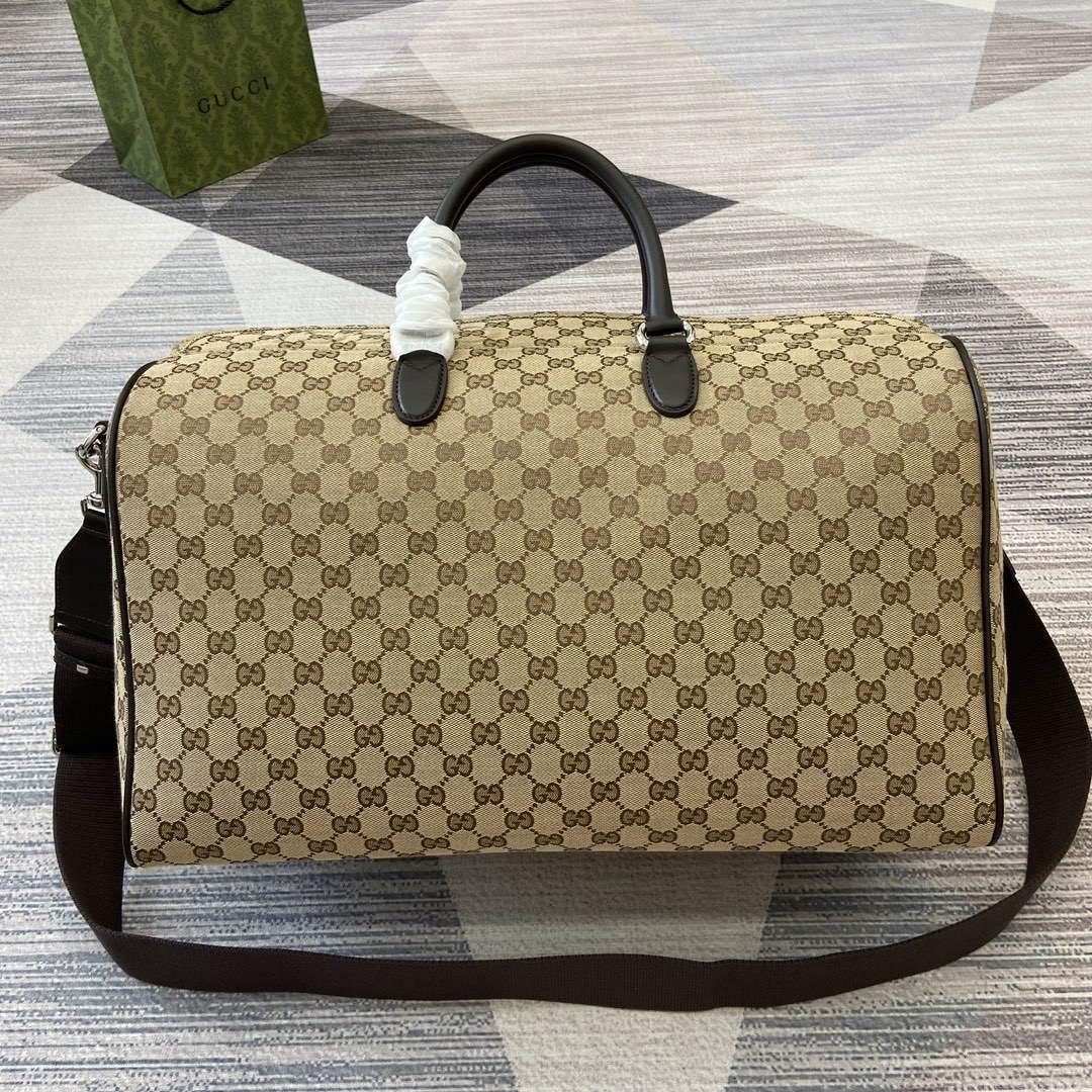 Gucci 802095 Medium GG Duffle Bag Brown