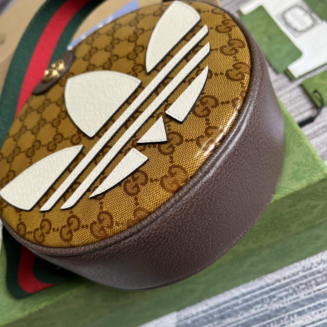 Adidas x Gucci ‎702640 Ophidia small shoulder bag Beige and brown