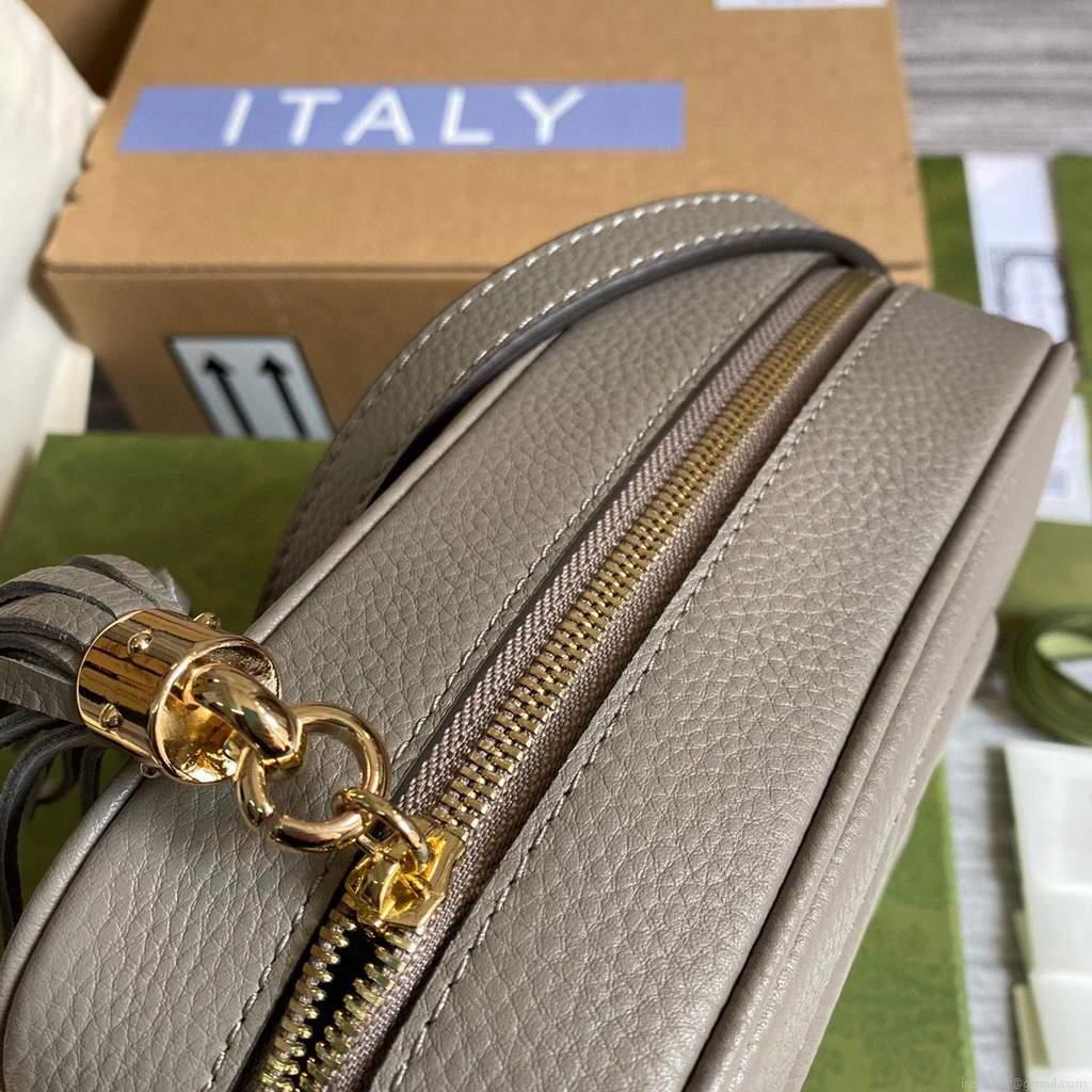 Gucci 308364 Soho small leather crossbody-bags disco bag Grey