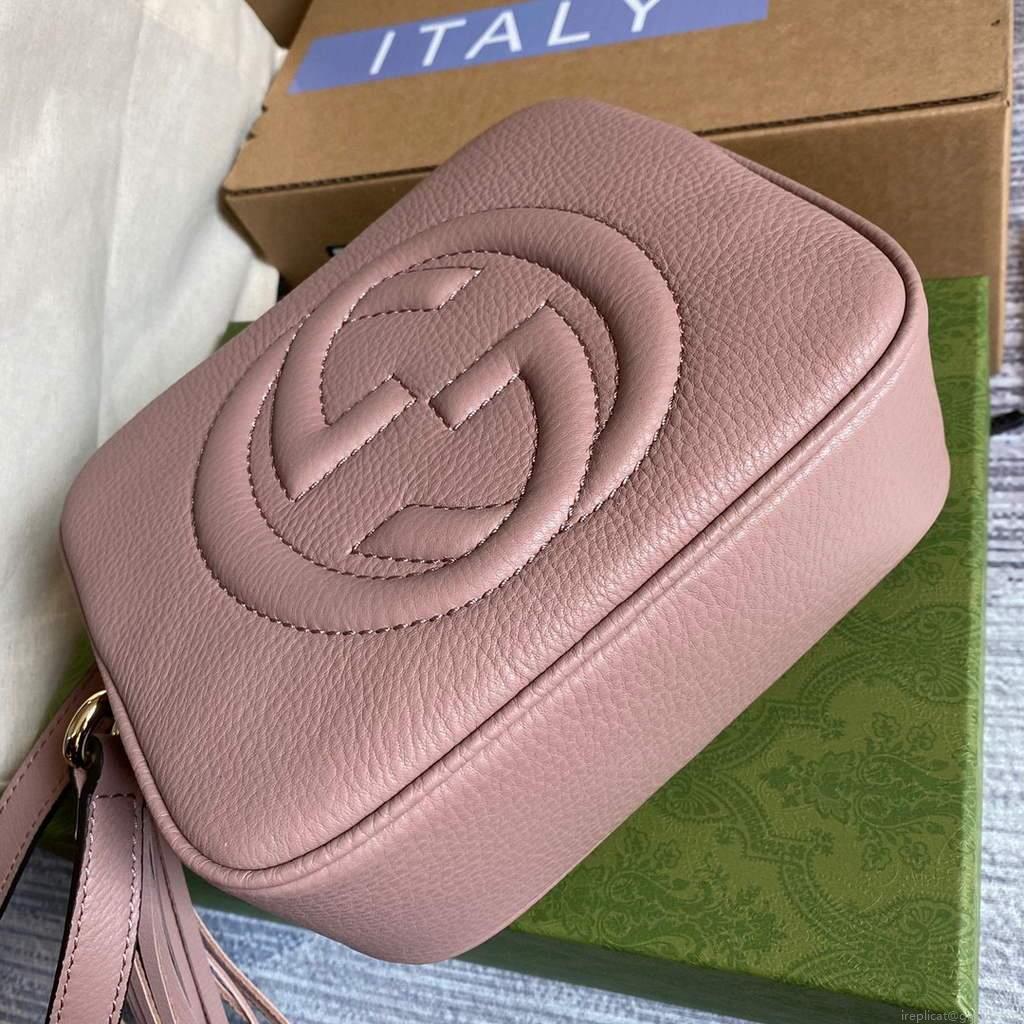 Gucci 308364 Soho small leather crossbody-bags disco bag Pink