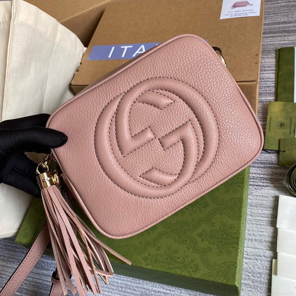 Gucci 308364 Soho small leather crossbody-bags disco bag Pink