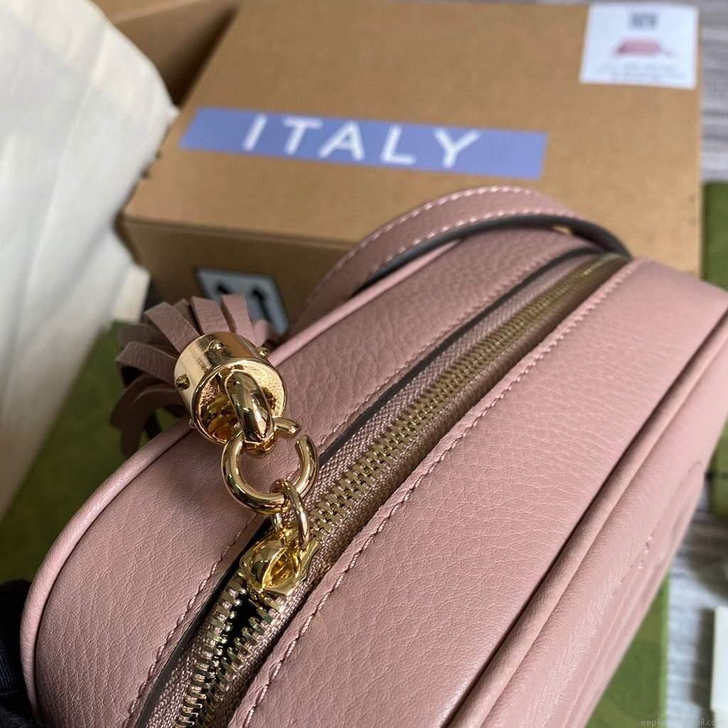 Gucci 308364 Soho small leather crossbody-bags disco bag Pink