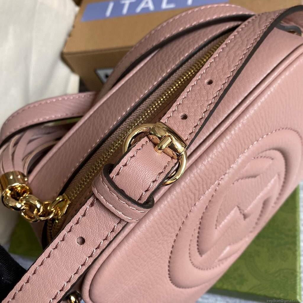 Gucci 308364 Soho small leather crossbody-bags disco bag Pink