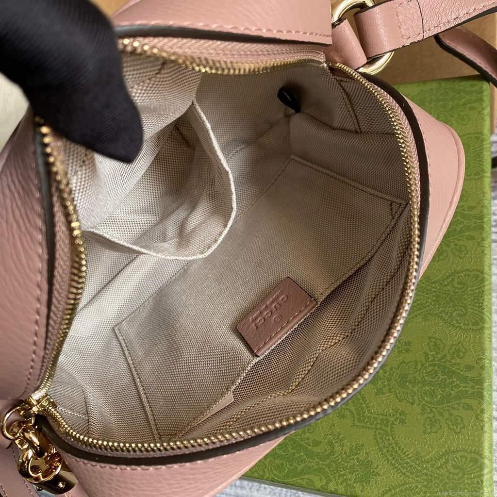 Gucci 308364 Soho small leather crossbody-bags disco bag Pink