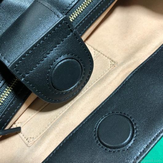 Gucci 453569 GG Marmont Matelassé Shoulder Bag Black