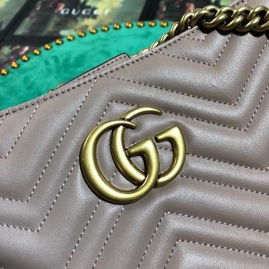 Gucci 453569 GG Marmont Matelassé Shoulder Bag Light Pink
