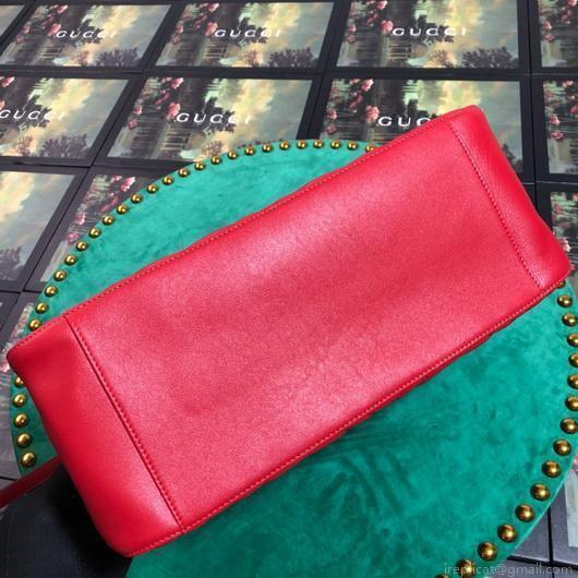 Gucci 453569 GG Marmont Matelassé Shoulder Bag Red