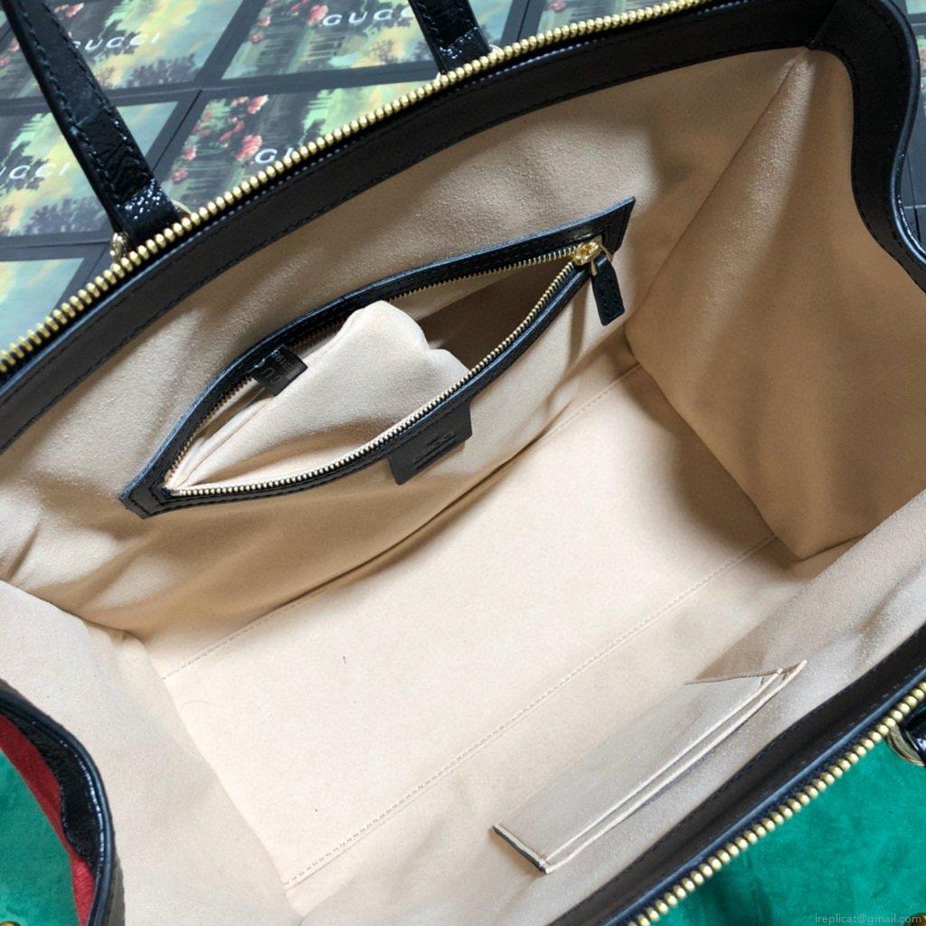 Gucci 524537 Gucci Ophidia GG Medium Tote Shoulder Bag Red