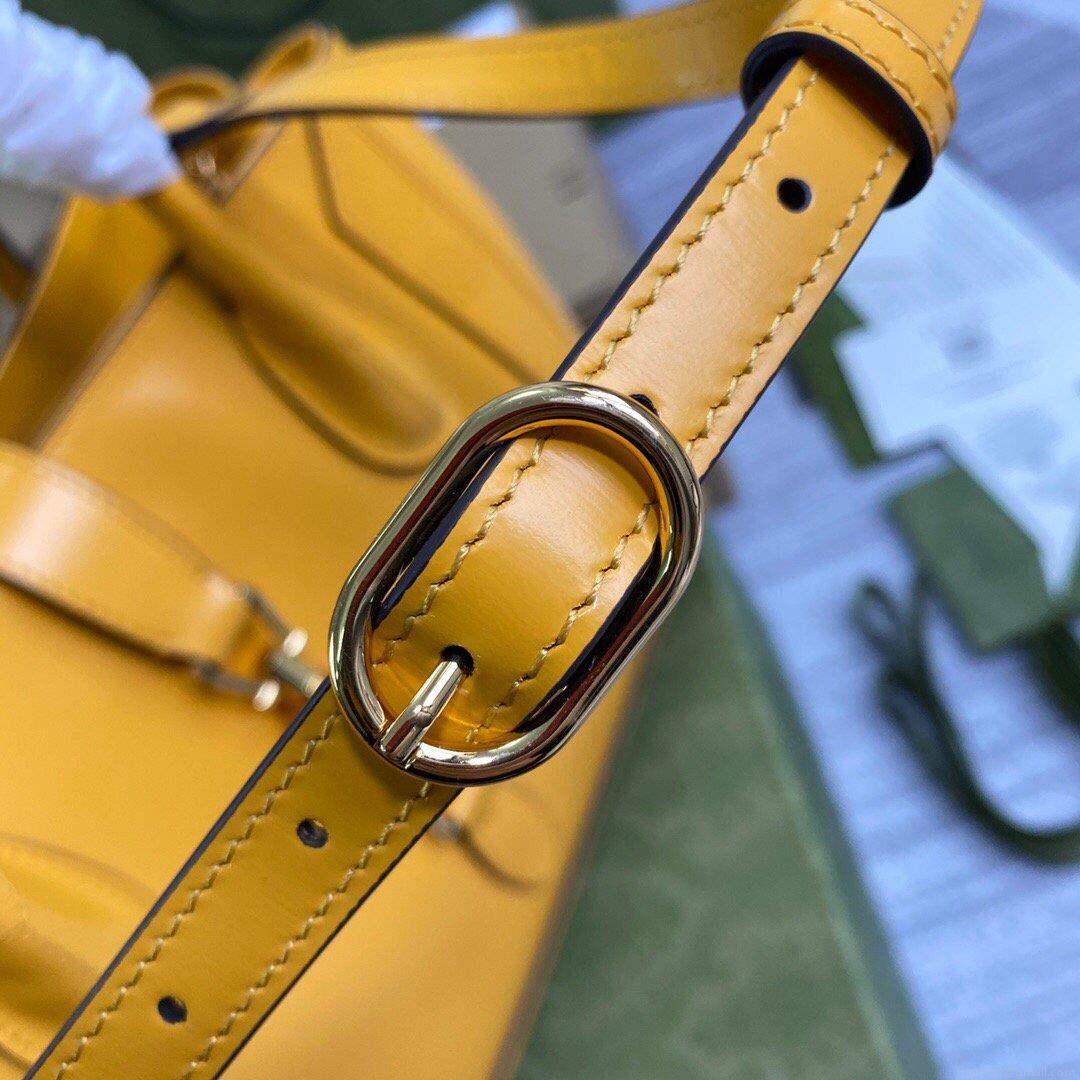 Gucci 649016 Gucci Jackie 1961 Medium Tote Bag Yellow