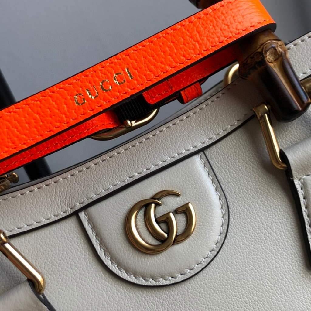 Gucci Diana Mini tote bag top handle bag Gucci ‎655661 White