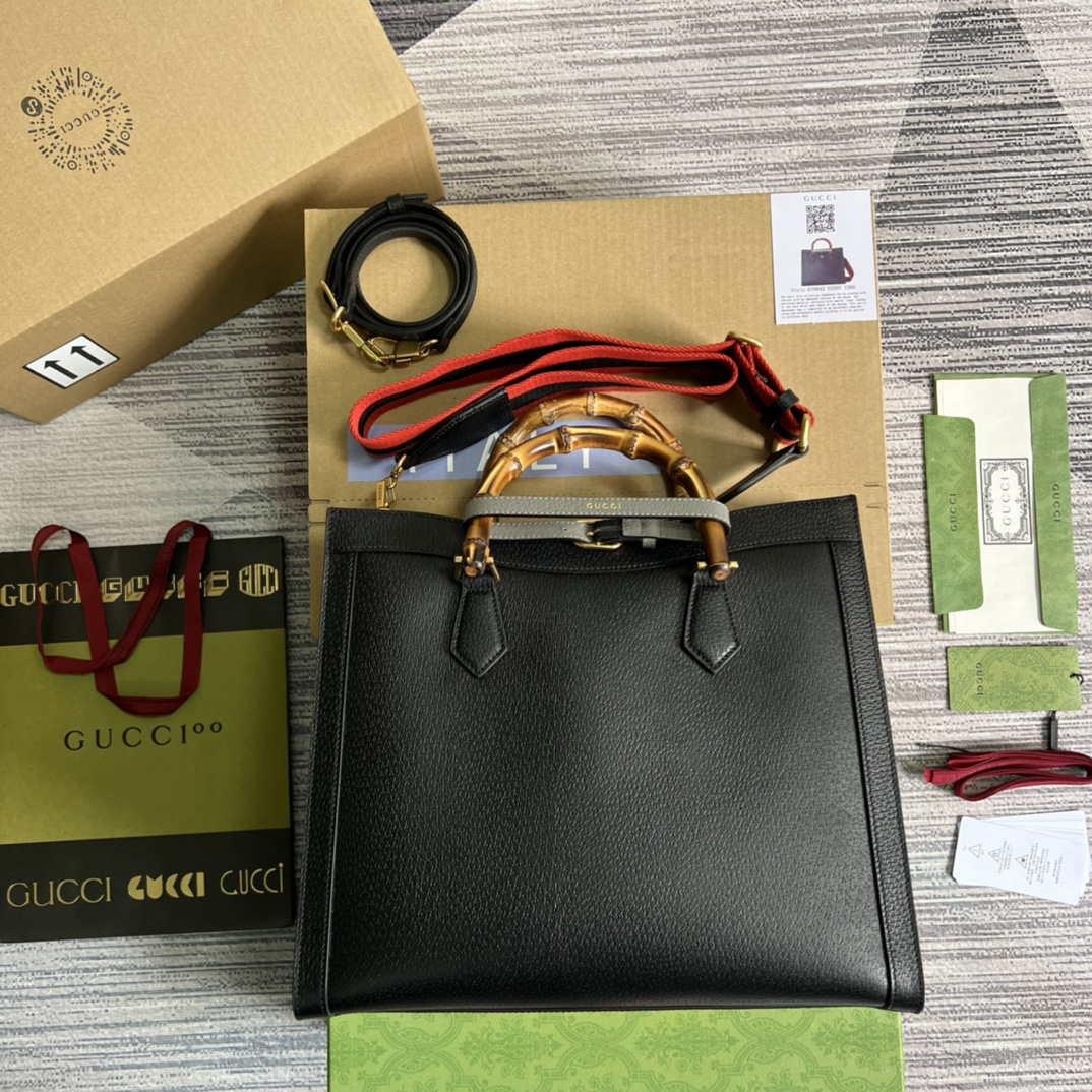 Gucci 678842 Diana medium tote bag Black