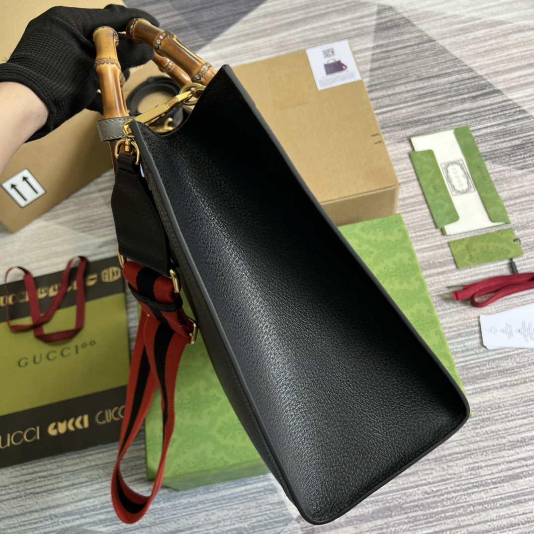 Gucci 678842 Diana medium tote bag Black