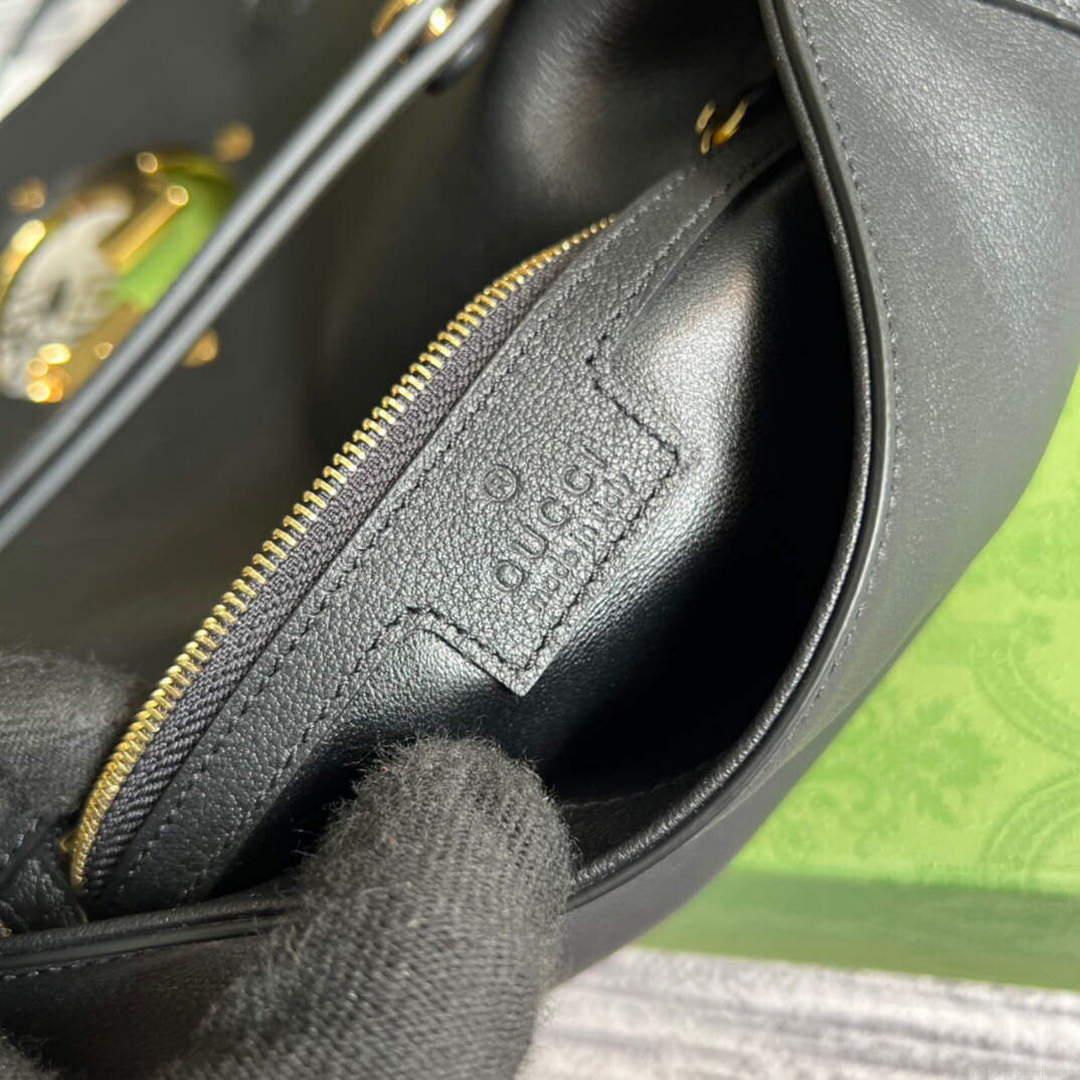 Gucci 699268 Gucci Blondie shoulder leather bag Black