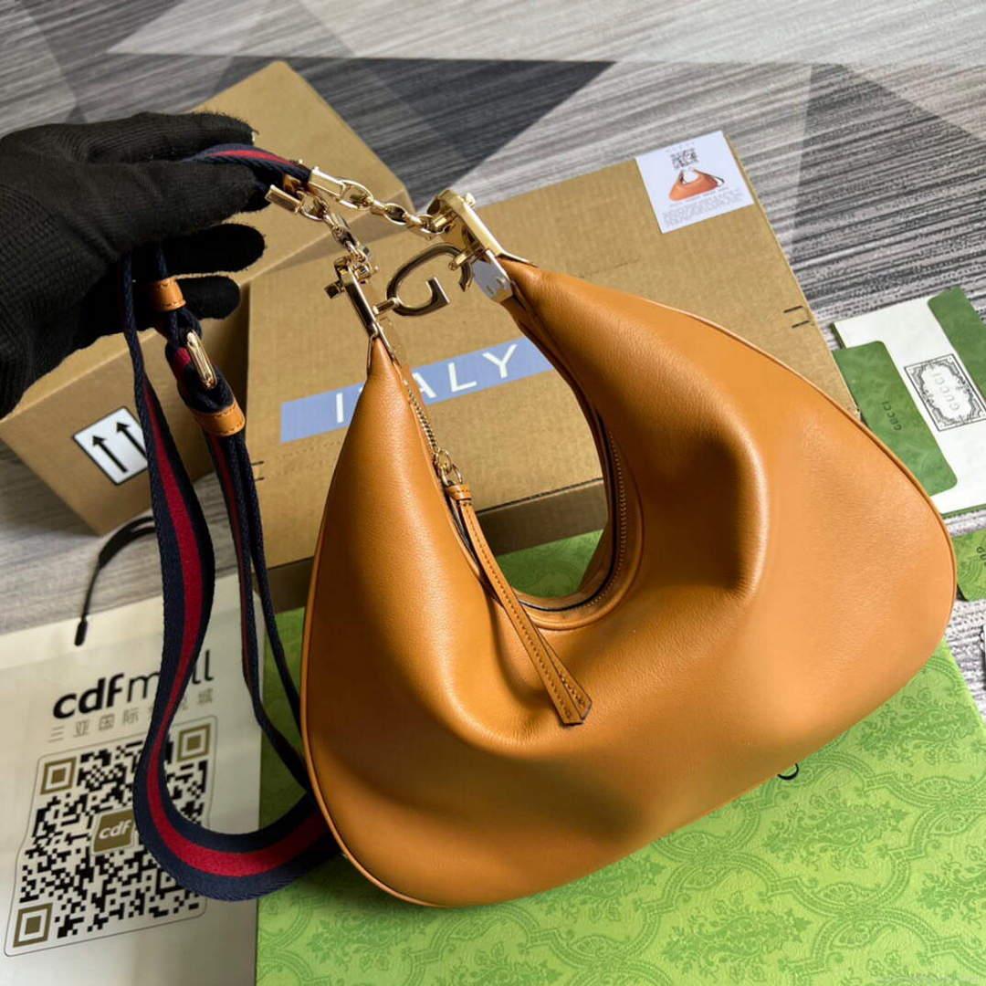 Gucci 702823 Gucci Attache large shoulder bag Dark orange