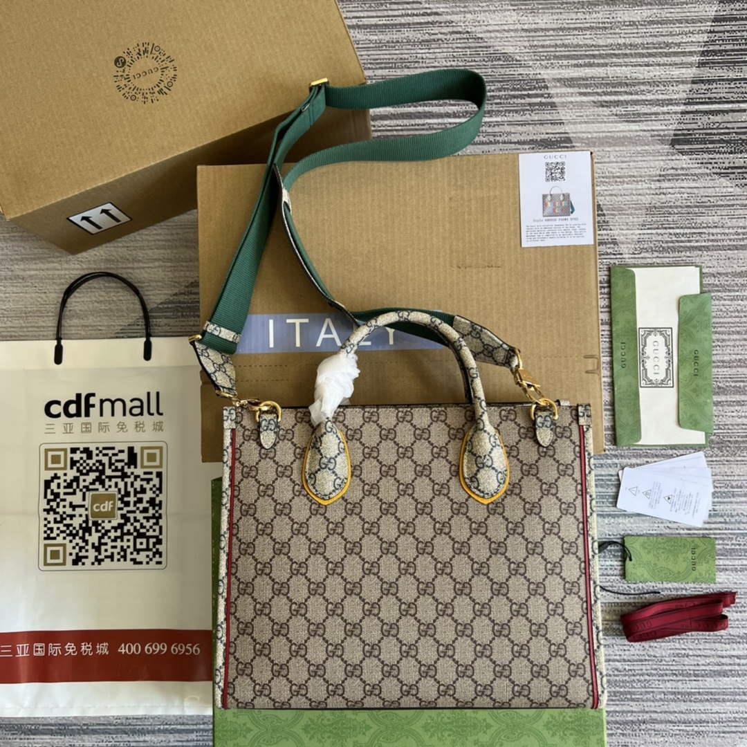 Gucci 680956 Exquisite Gucci Small Tote Bag Beige