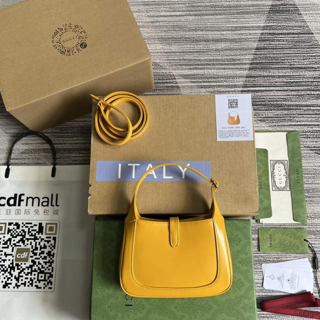 Gucci 637091 Jackie 1961 mini shoulder bag Yellow