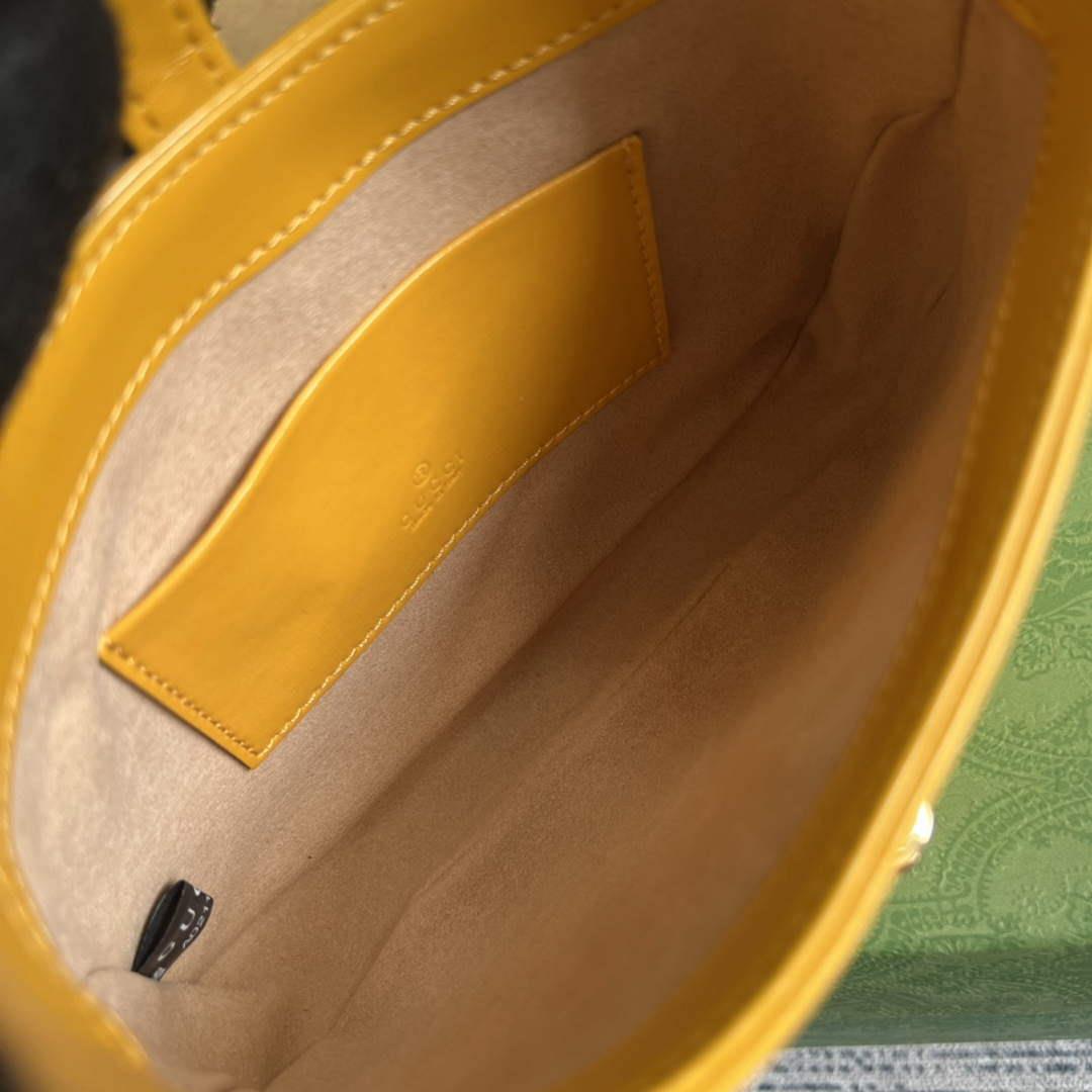 Gucci 637091 Jackie 1961 mini shoulder bag Yellow