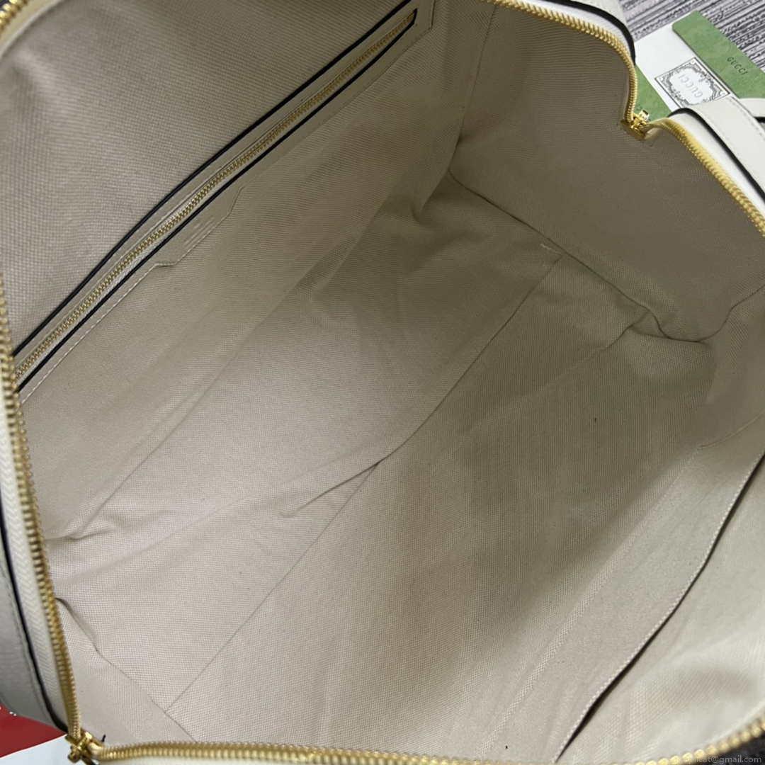 Gucci 681295 Jumbo GG medium duffle bag Gray