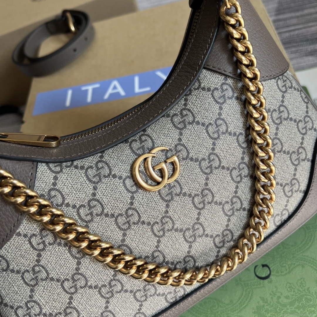 Gucci 731817 Aphrodite Small Shoulder Bag Brown
