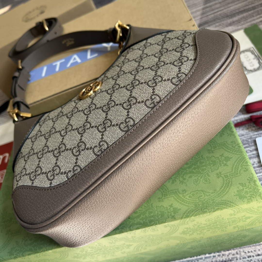 Gucci 731817 Aphrodite Small Shoulder Bag Brown