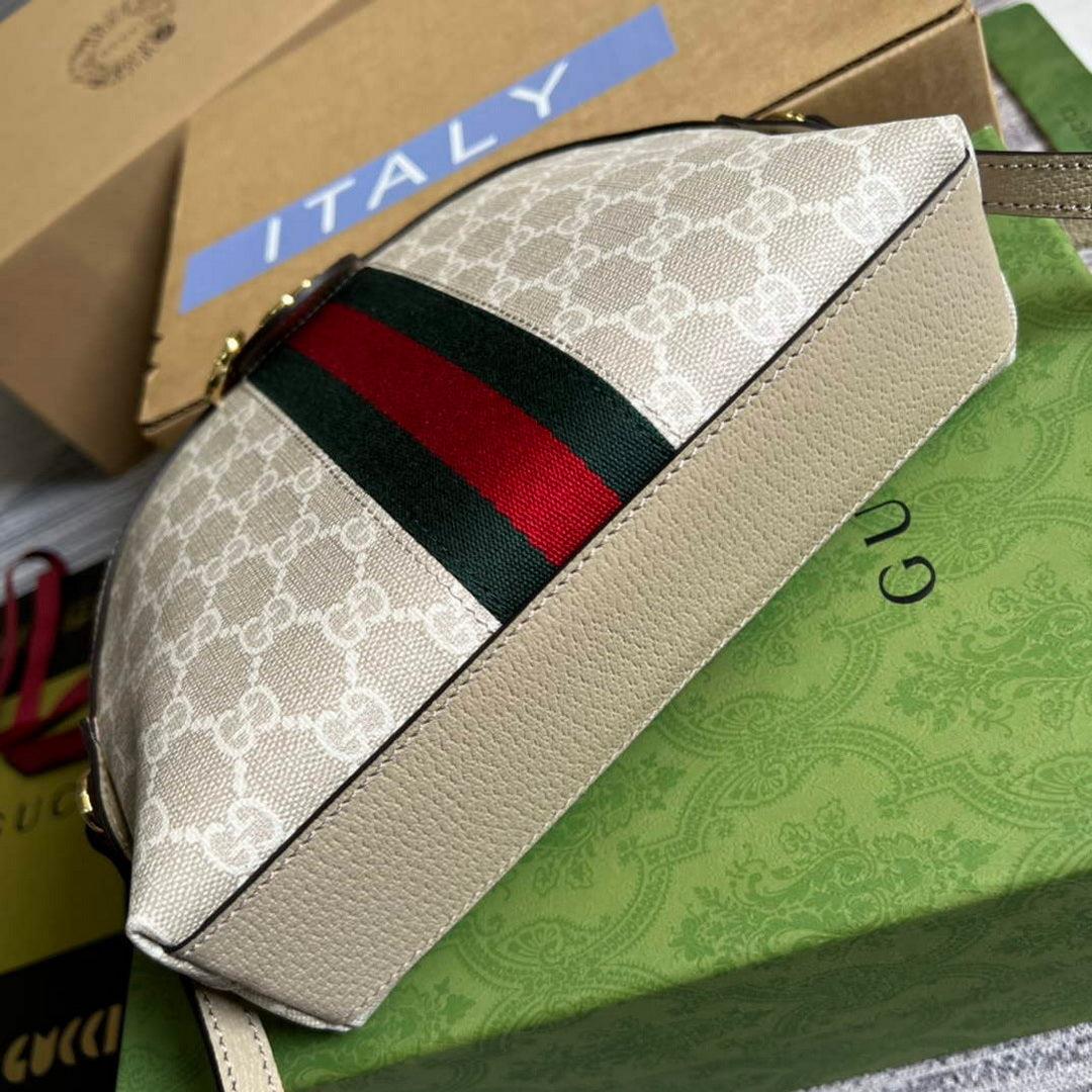 Gucci 499621 Ophidia GG small shoulder bag Oatmeal