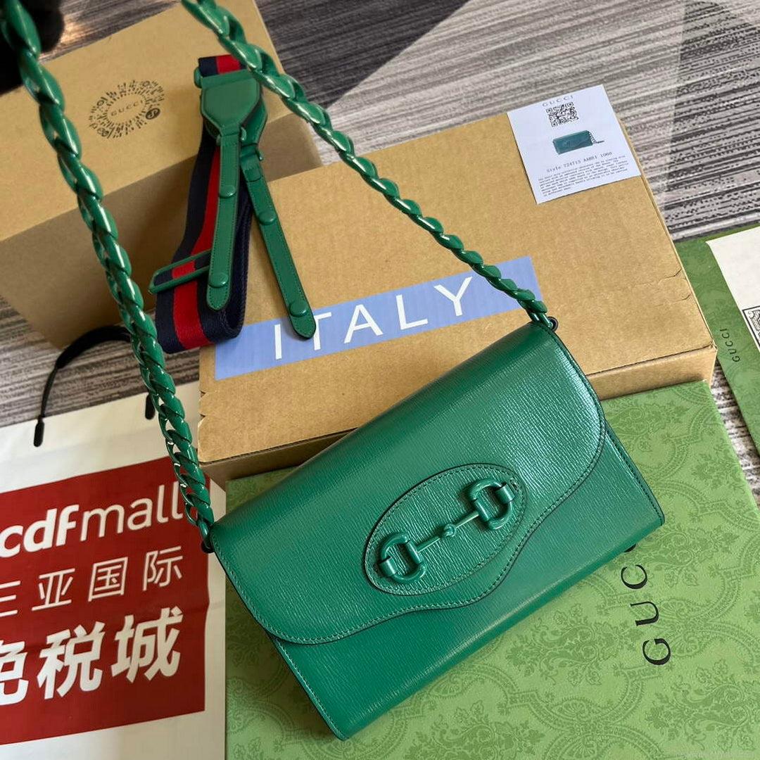 Gucci 724713 Gucci Horsebit 1955 mini bag Green