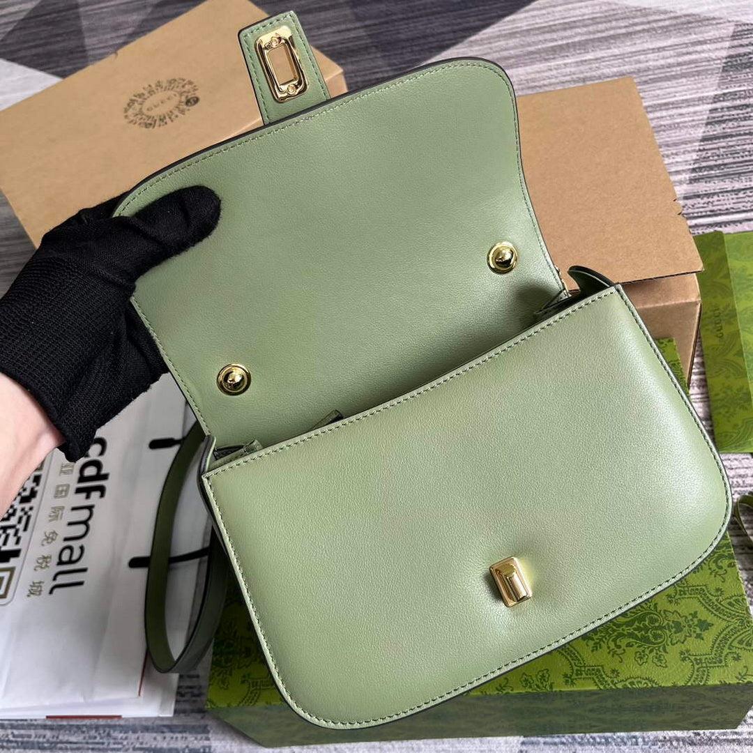 Gucci 735101 Gucci Blondie Top-handle Bag Light green