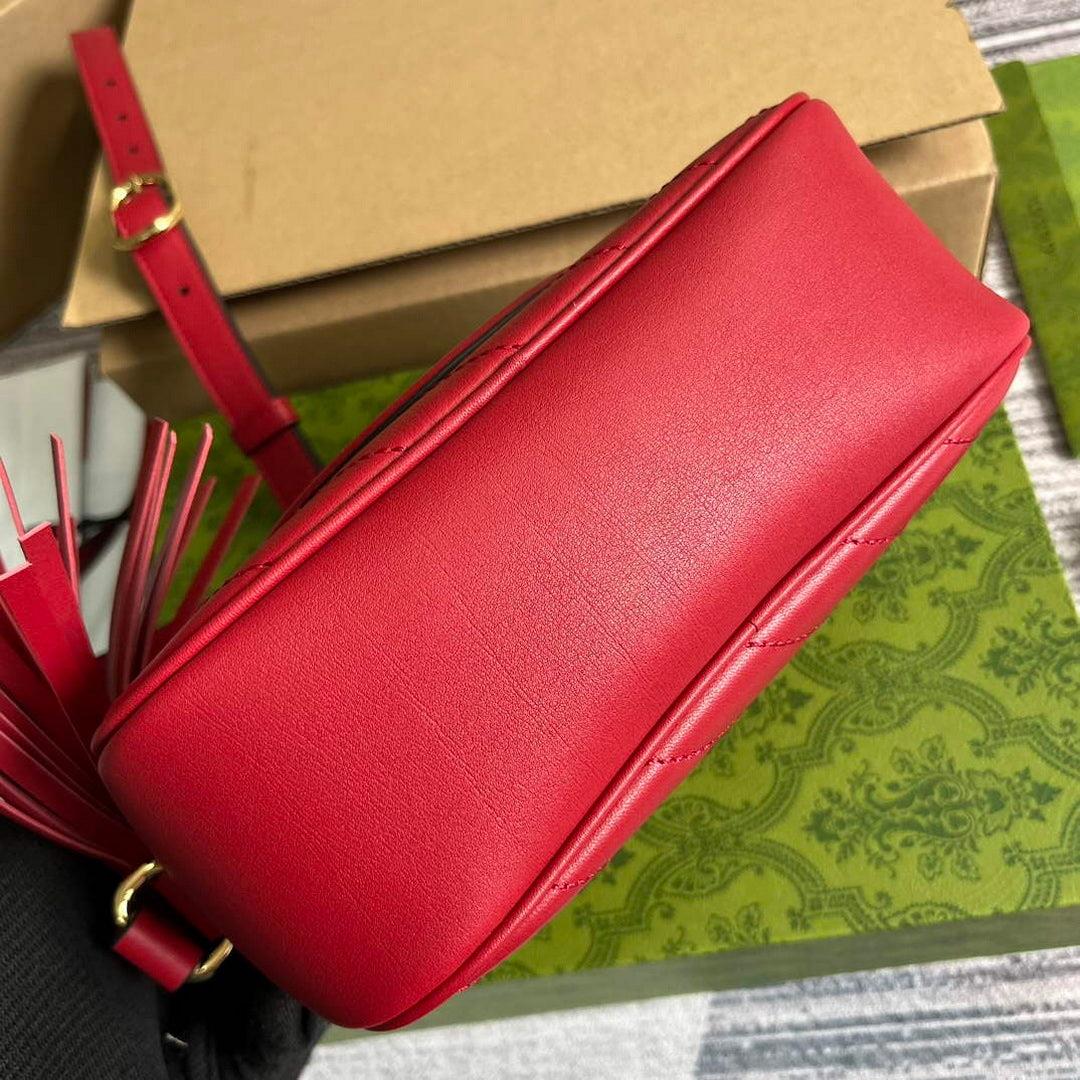 Gucci 742360 Gucci Blondie Small Shoulder Bag Red