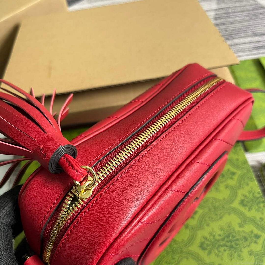 Gucci 742360 Gucci Blondie Small Shoulder Bag Red