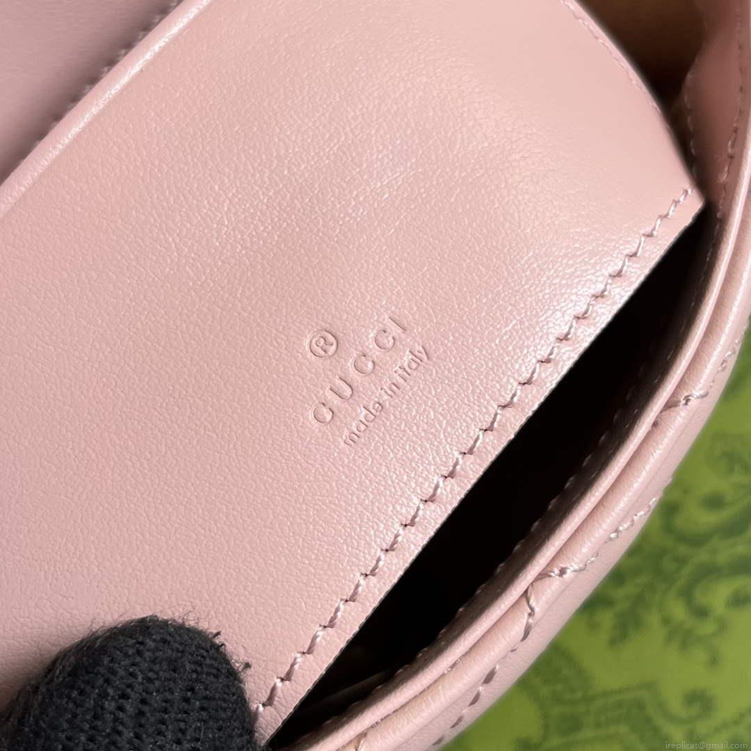 Gucci 739599 GG Marmont Belt Bag Light pink