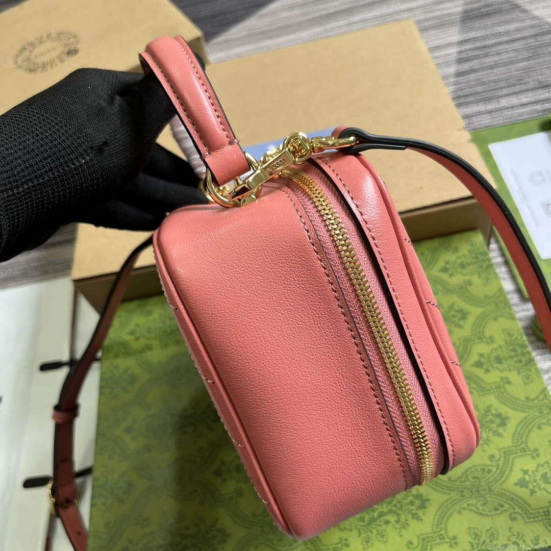 Gucci 744434 Gucci Blondie Top Handle Bag Rose pink