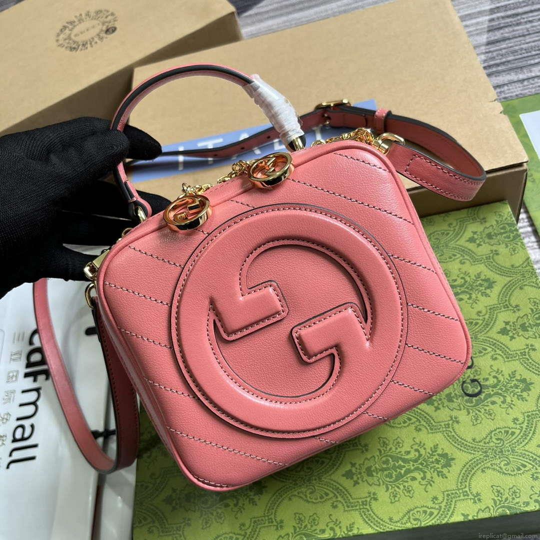 Gucci 744434 Gucci Blondie Top Handle Bag Rose pink