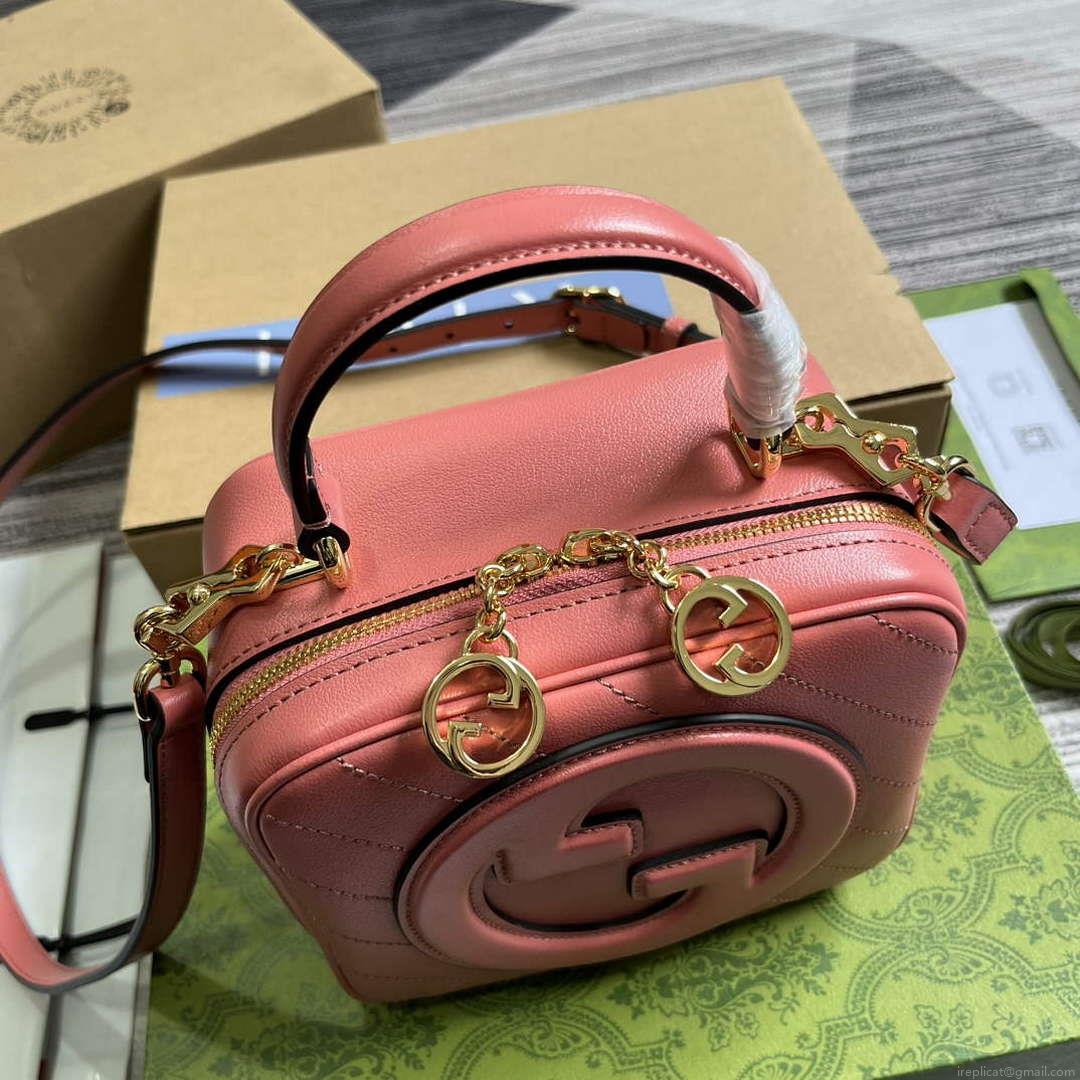 Gucci 744434 Gucci Blondie Top Handle Bag Rose pink