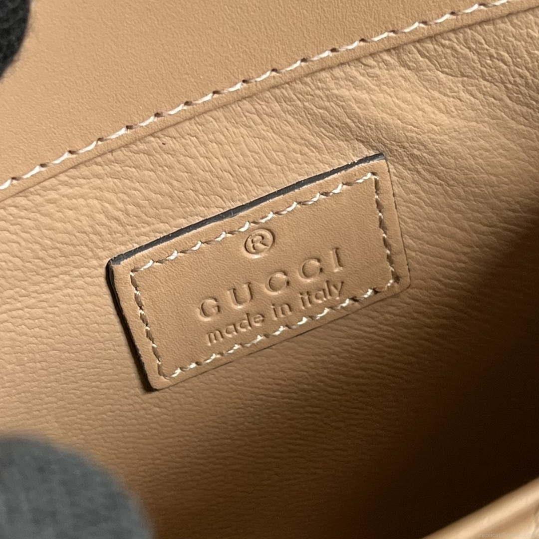 Gucci ‎741457 Gucci Deco Mini Shoulder Bag Rose Beige