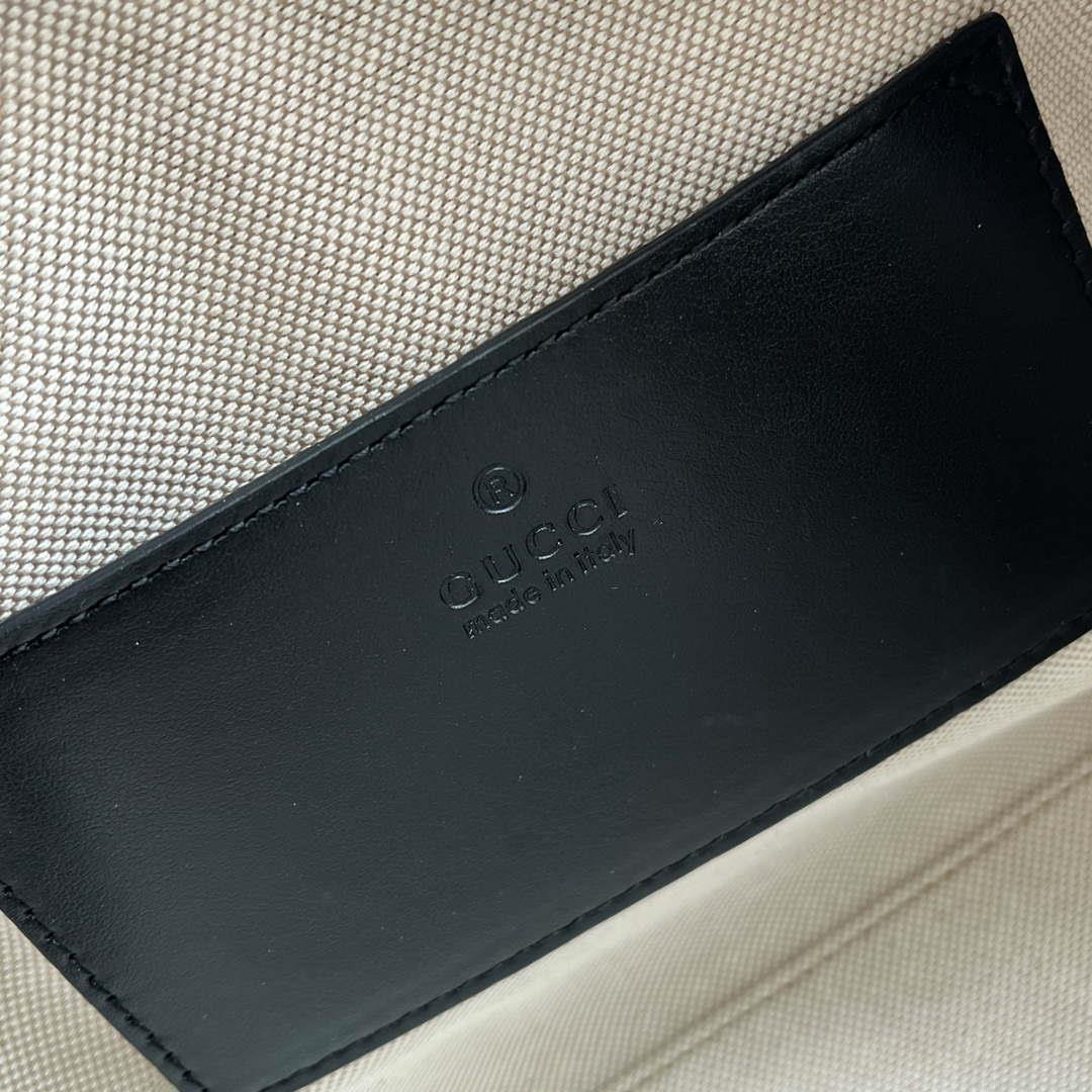 Gucci 725292 Jumbo GG Mini Embossed Bag Black