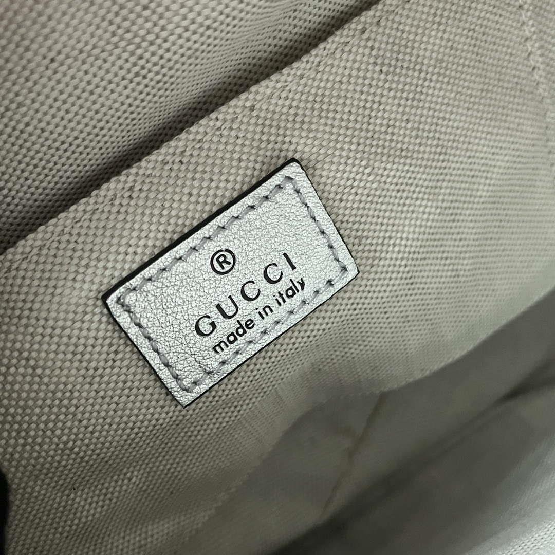 Gucci 742360 Gucci Blondie Small Shoulder Bag Silver