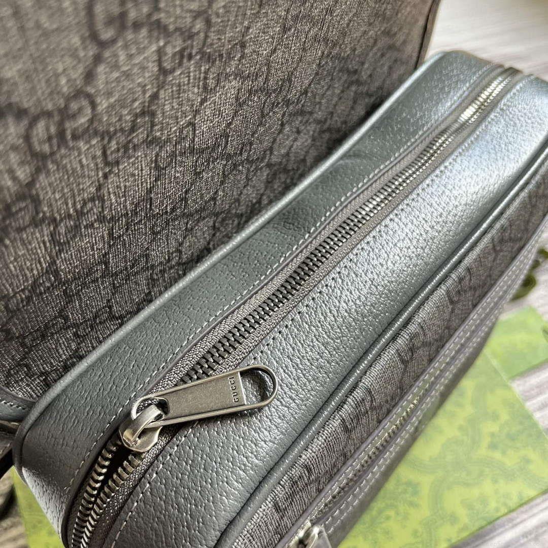 Gucci 724704 Ophidia Messenger Bag Grey