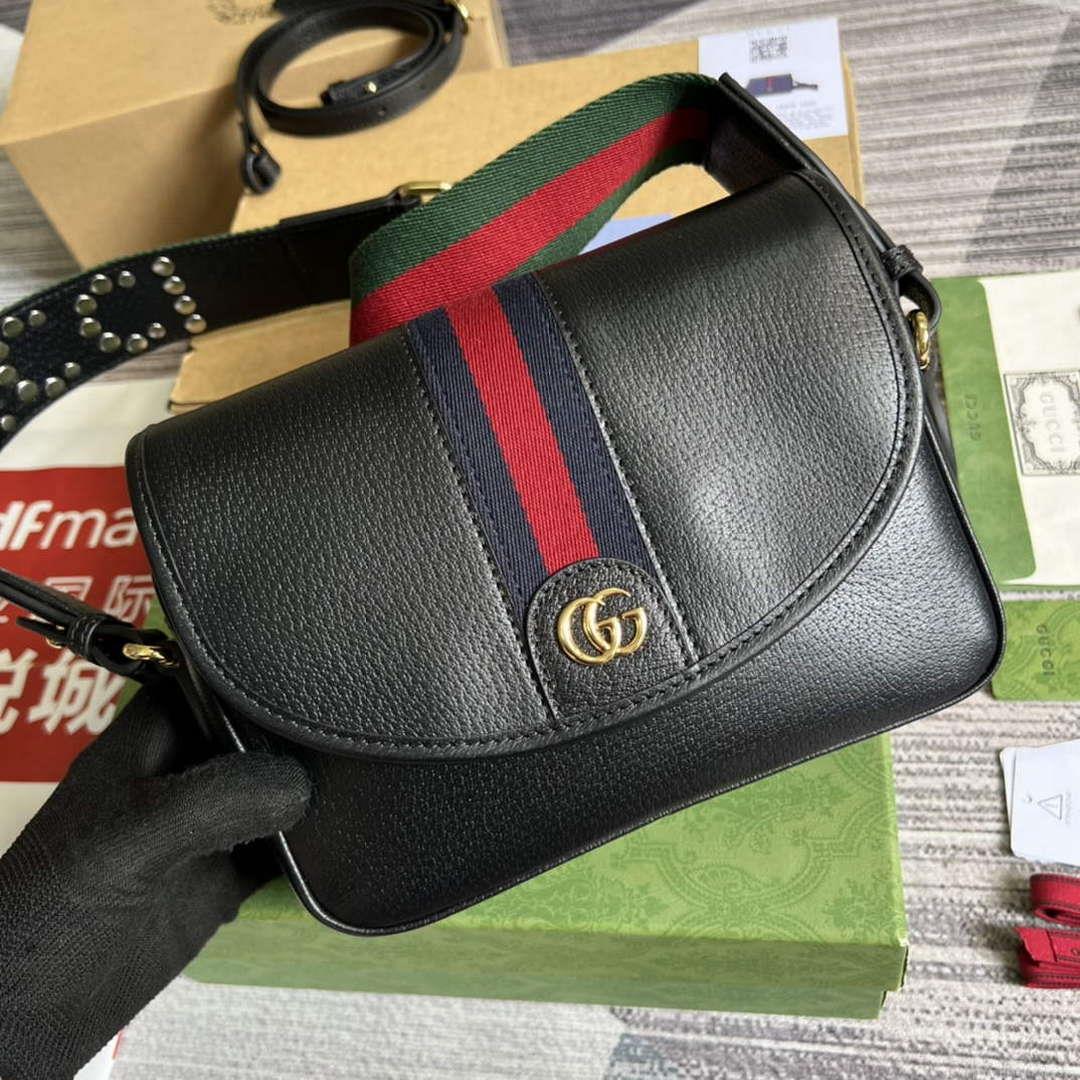 Gucci 722117 Ophidia Mini Gg Shoulder Bag Black