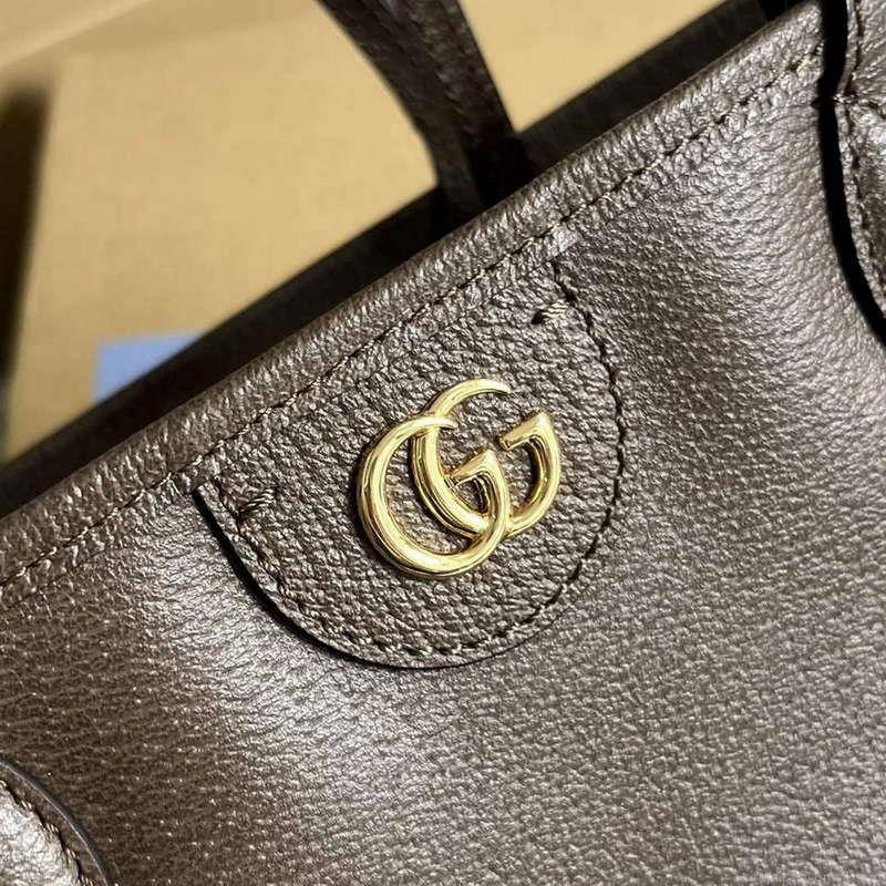 Gucci 739730 Ophidia Medium Tote Bag Brown leather