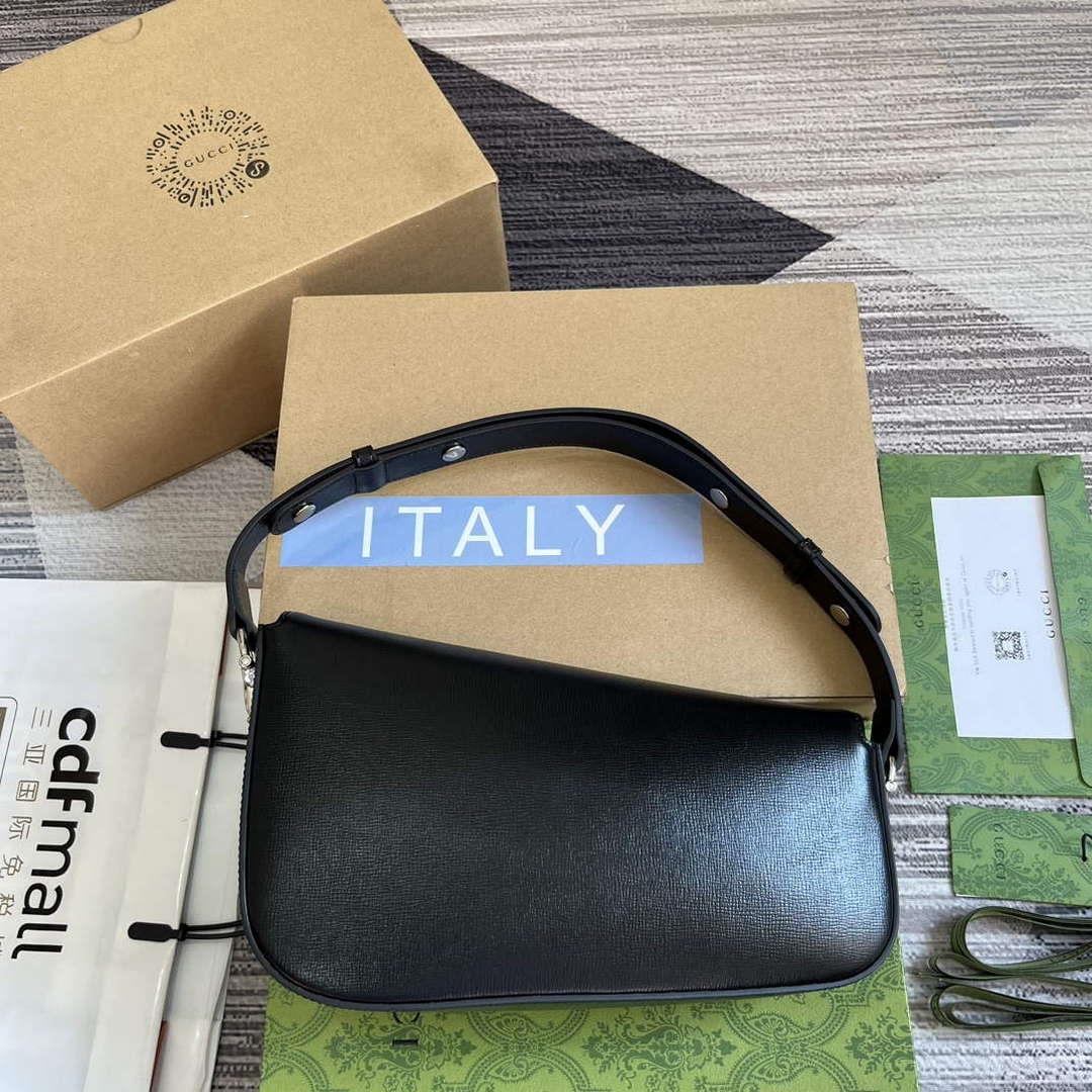 Gucci 764155 Gucci Horsebit 1955 Shoulder Bag Black