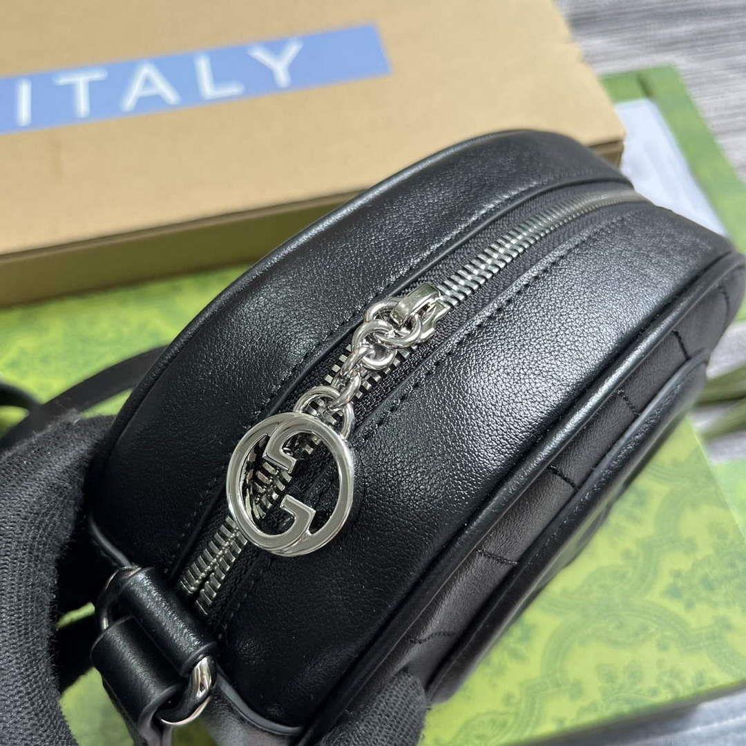 Gucci 760175 Blondie Mini Shoulder Bag Black