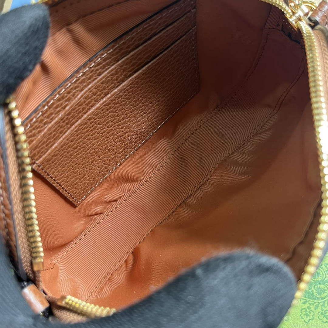 Gucci 772759 GG Marmont Mini Shoulder Bag Brown