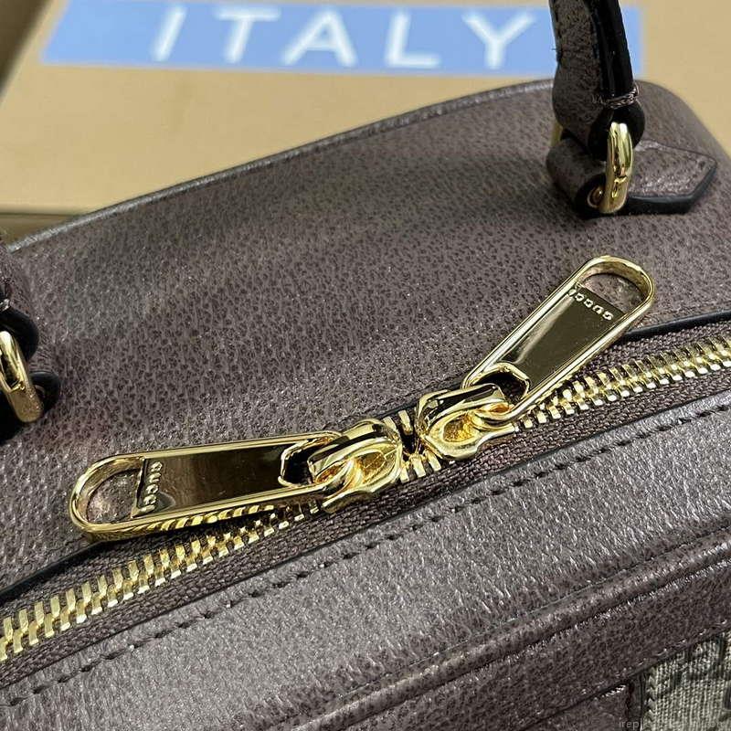 Gucci 772157 Ophidia GG Mini Top Handle Bag Brown